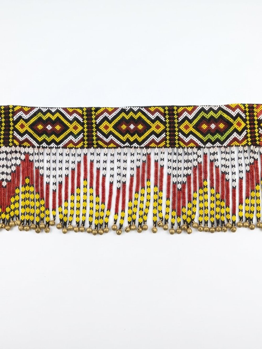 Filipino Gala Belt, Beaded Art, Bronze, Mindanao